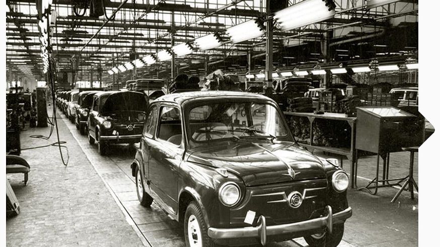 Der SEAT 600 von 1957.