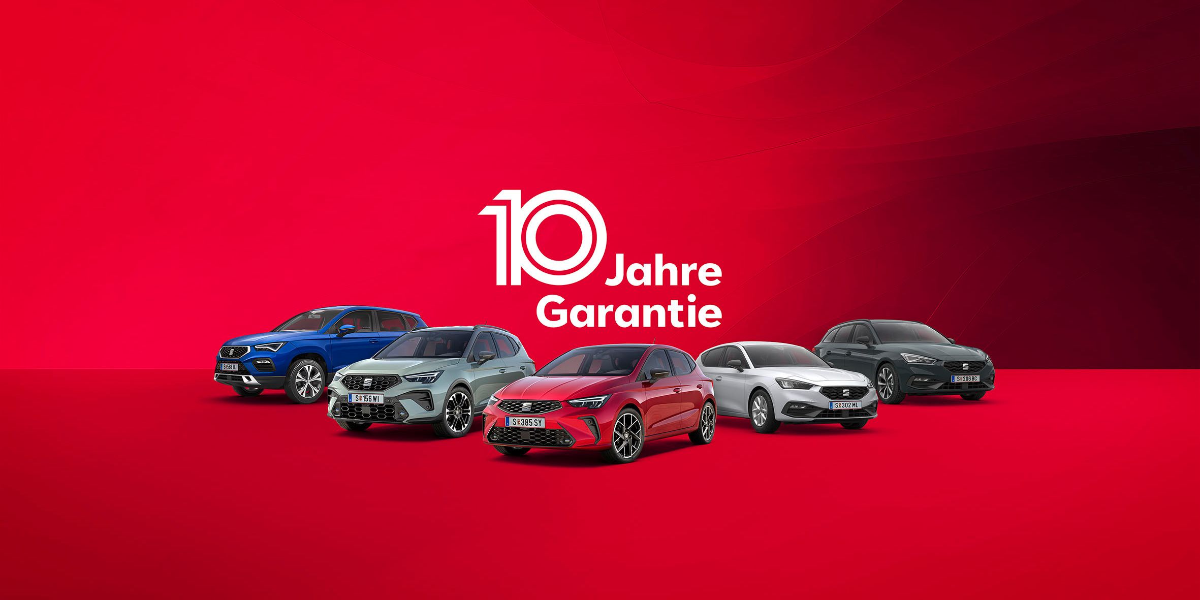 SEAT Modell Range mit 10 Jahre Garantie