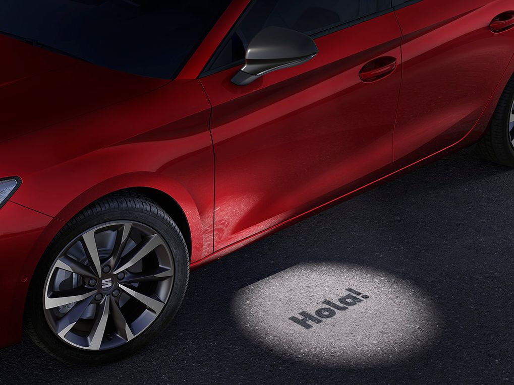 Detailansicht SEAT Leon 5-Türer mit Welcome Light