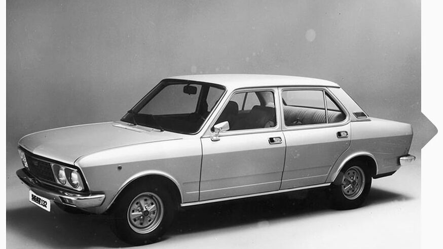 Die Limousine SEAT 132 von 1973.