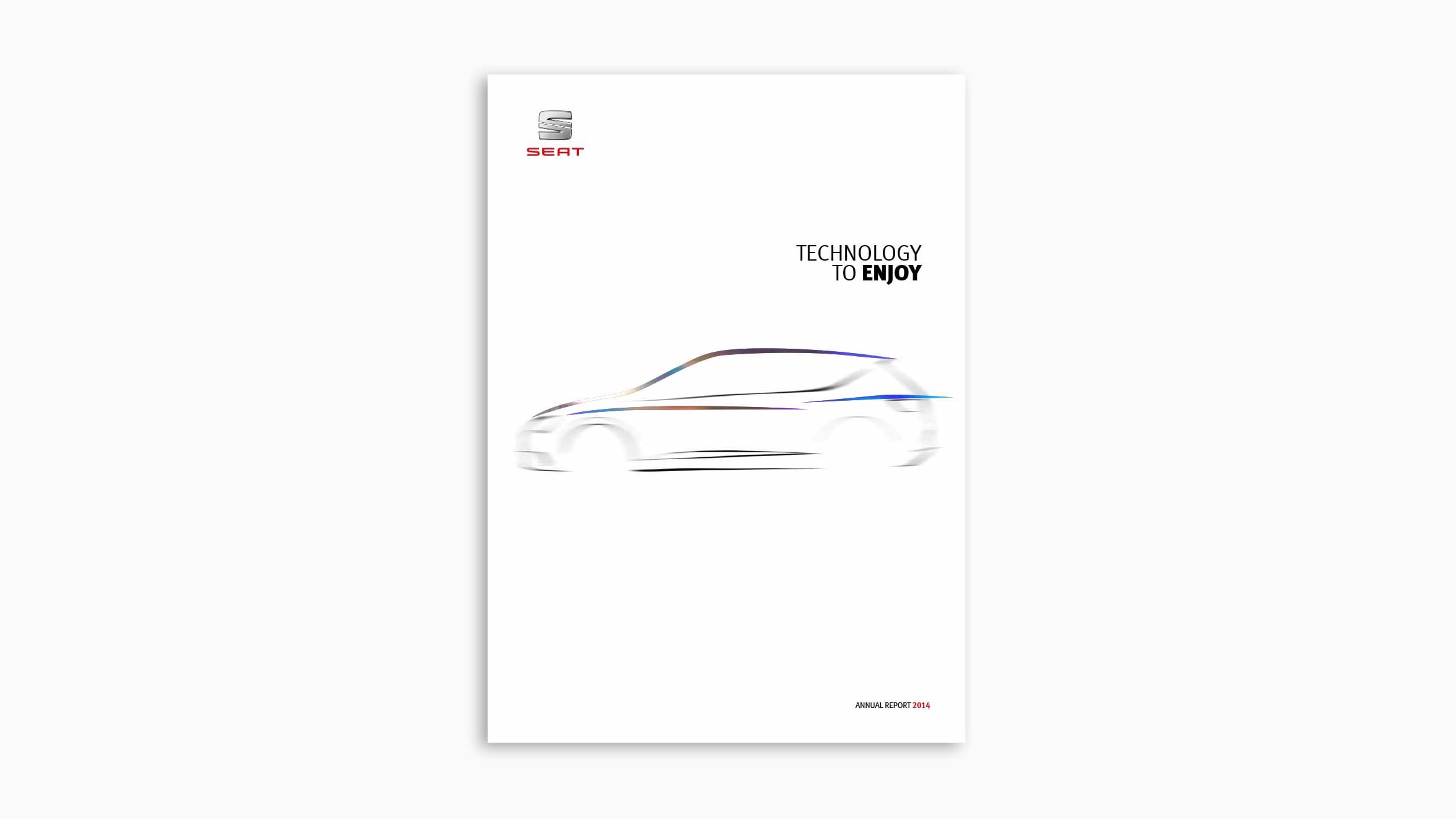 Cover des SEAT Jahresberichtes von 2014.