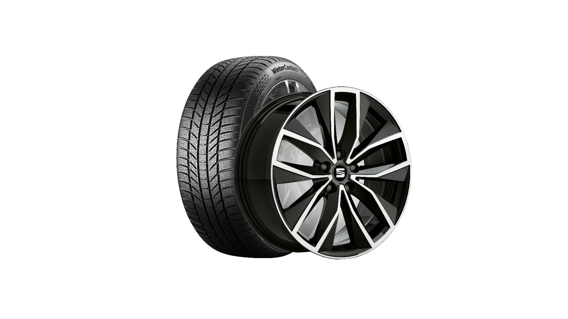 SEAT Winterkompletträder Exclusive 19 Zoll für den SEAT Ateca.