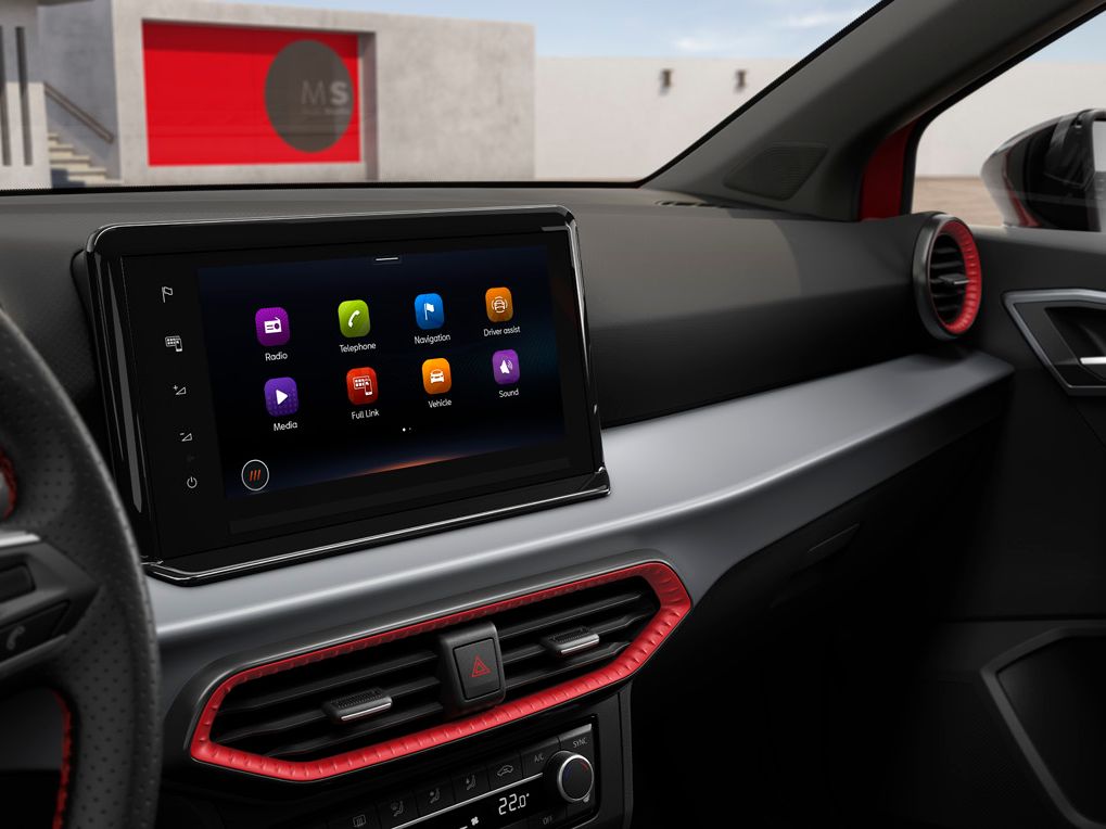 SEAT Ibiza Display Full Link Anzeige