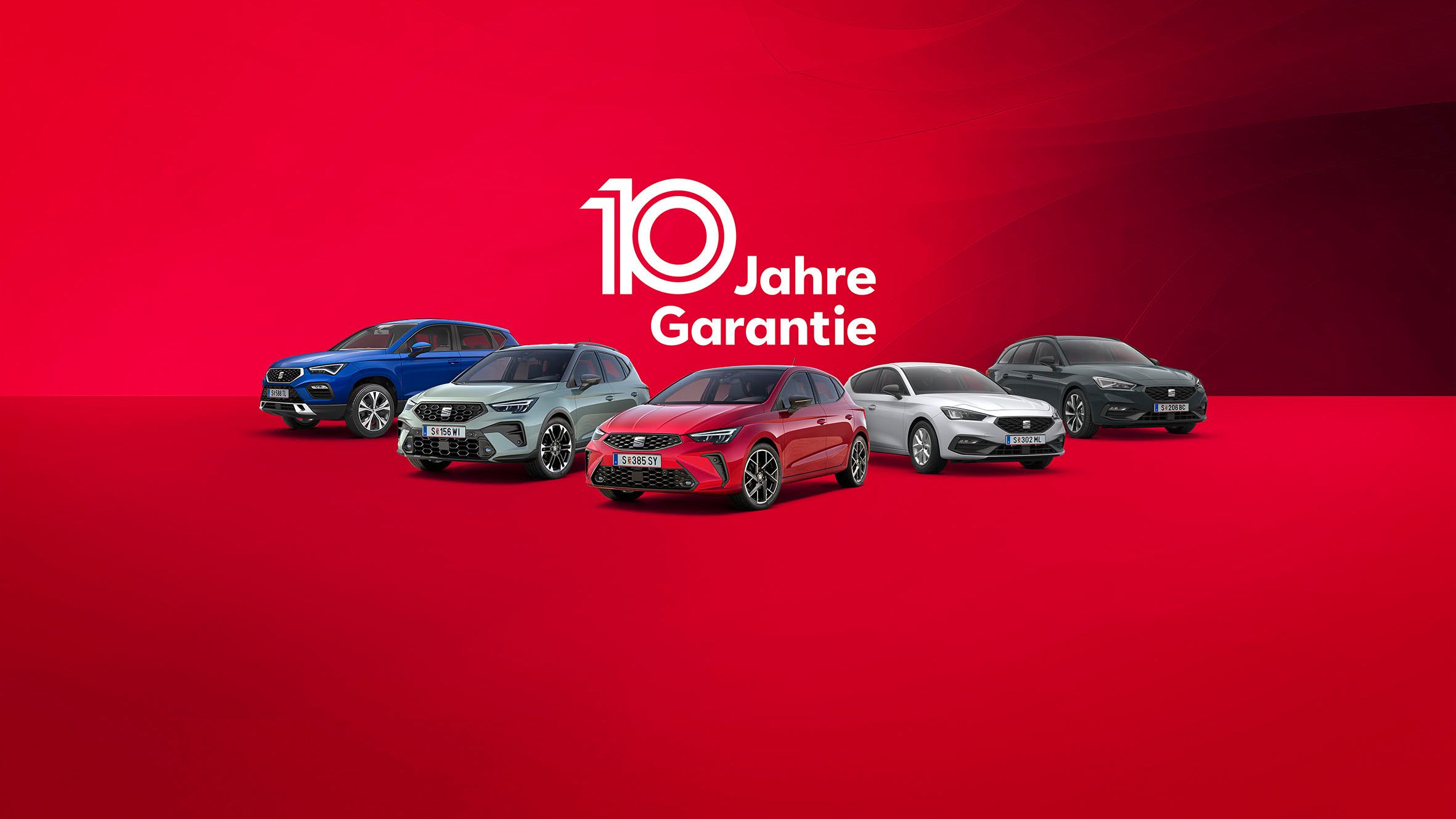 SEAT Modell Range mit 10 Jahre Garantie