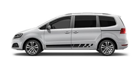 SEAT Alhambra silber Seitenansicht