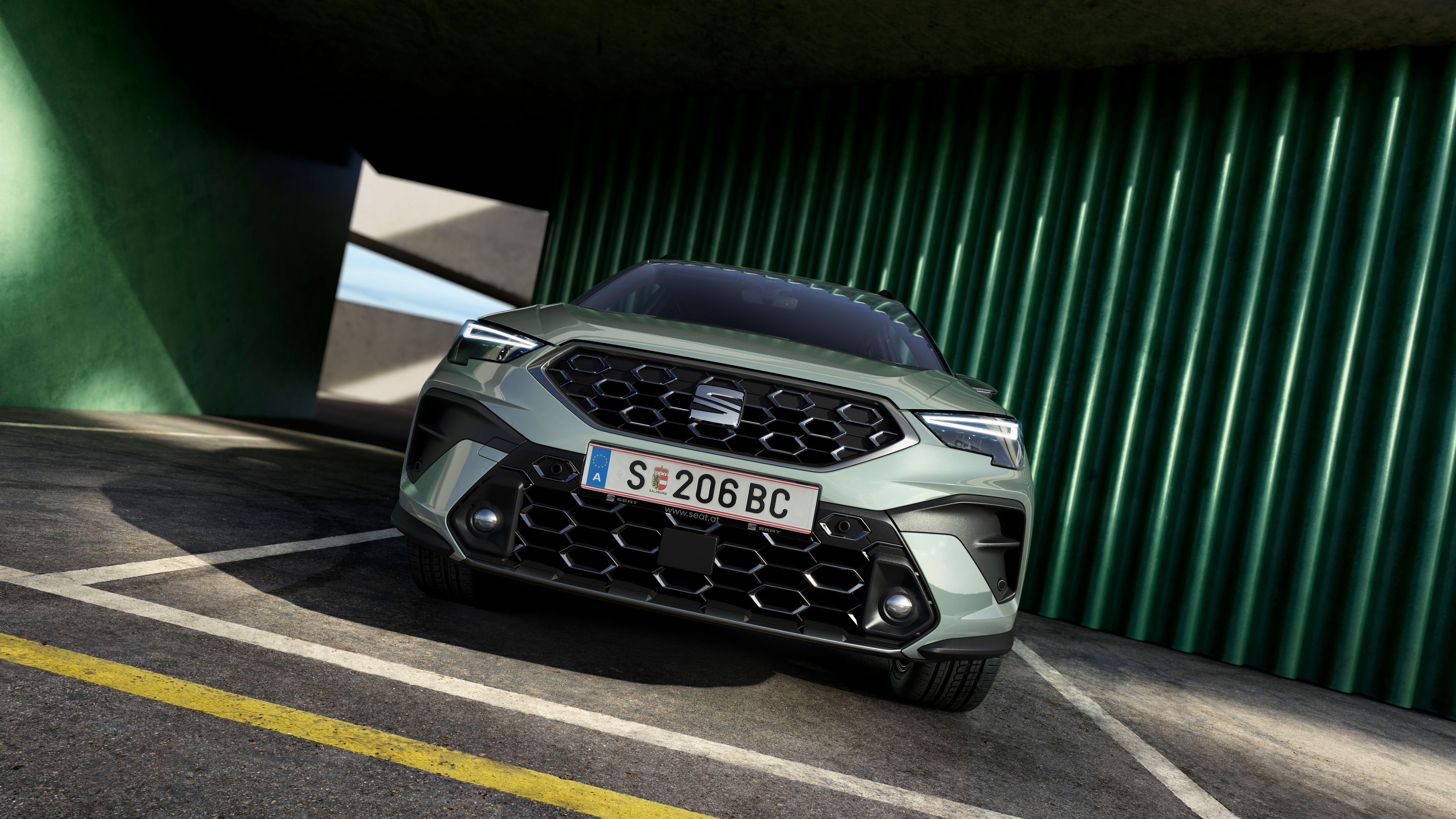 Frontstoßfänger-Details des SEAT Arona 2025