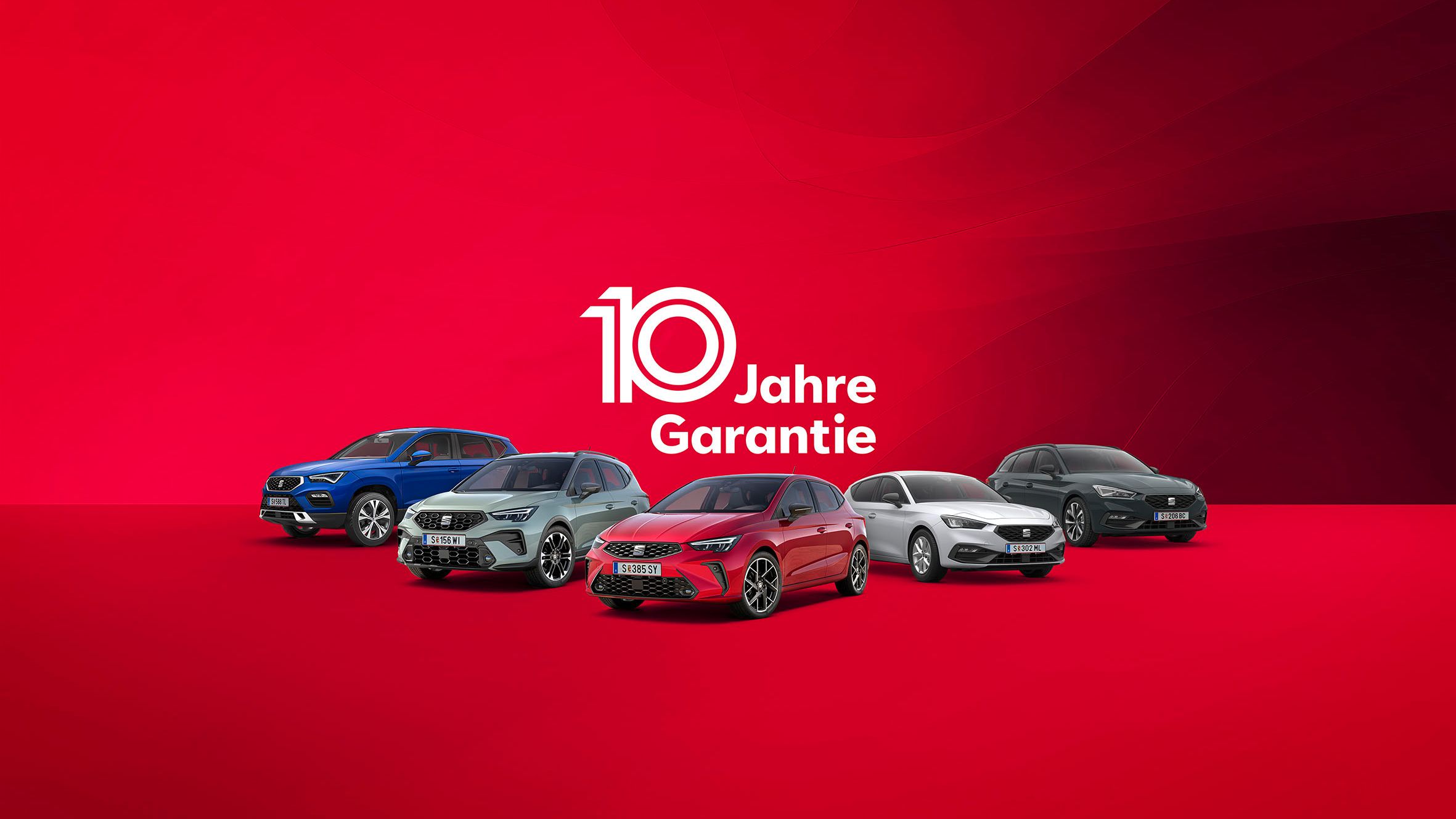 SEAT Modell Range mit 10 Jahre Garantie