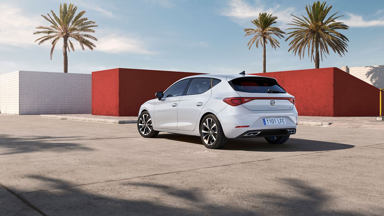 SEAT Leon TGI-HYBRID Heckansicht
