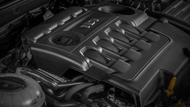 Ein TDI-Motor eines SEAT Fahrzeuges