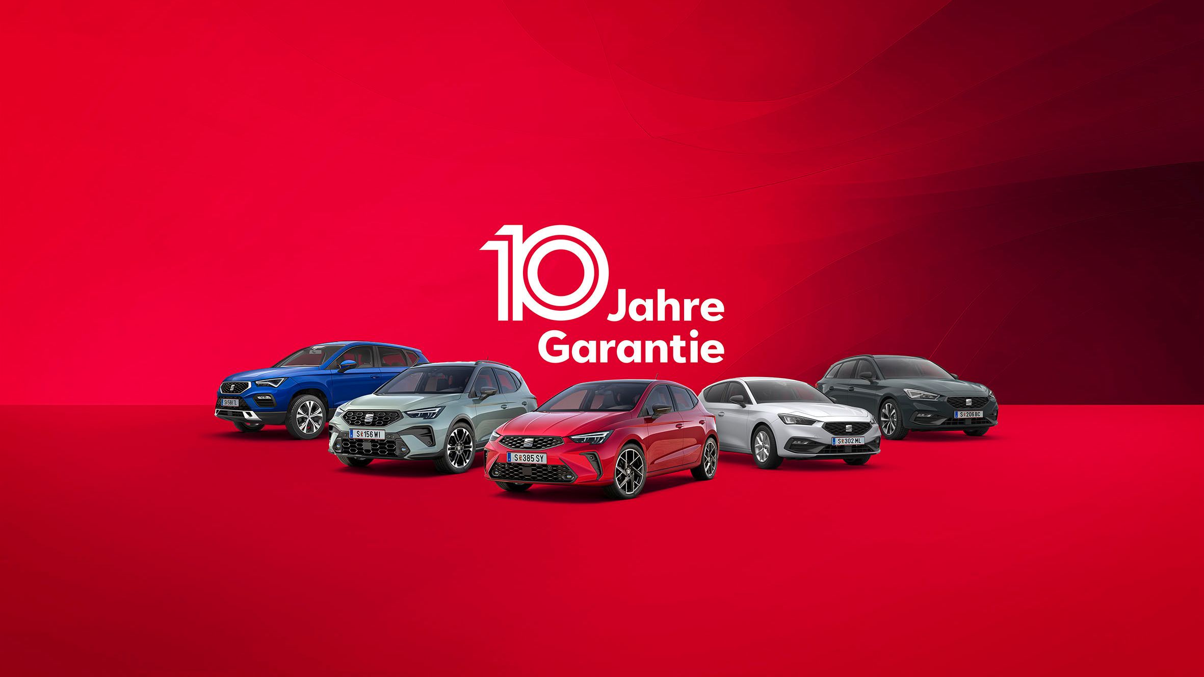 SEAT Modell Range mit 10 Jahre Garantie