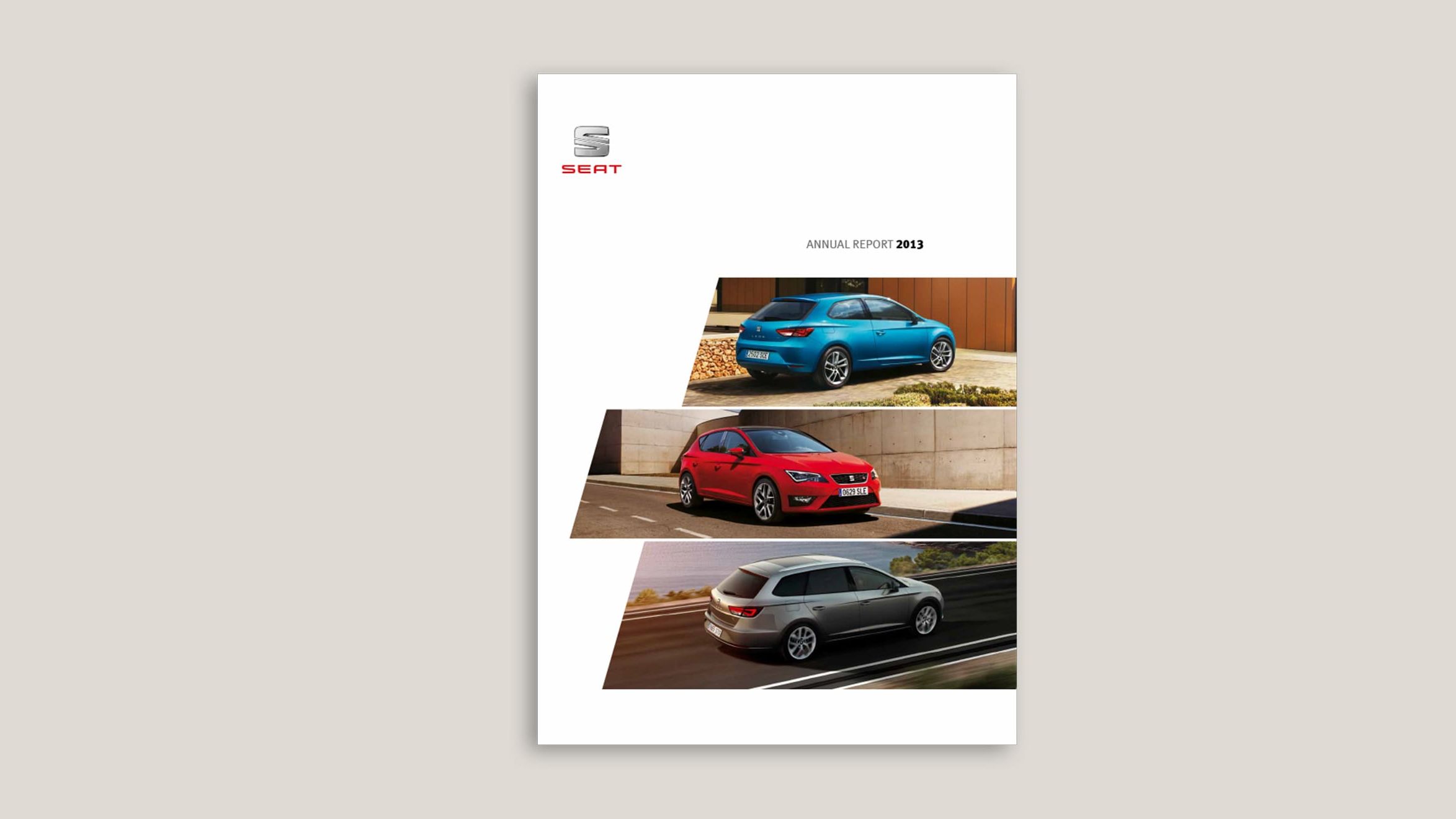 SEAT und CUPRA Jahresbericht Cover 2013.