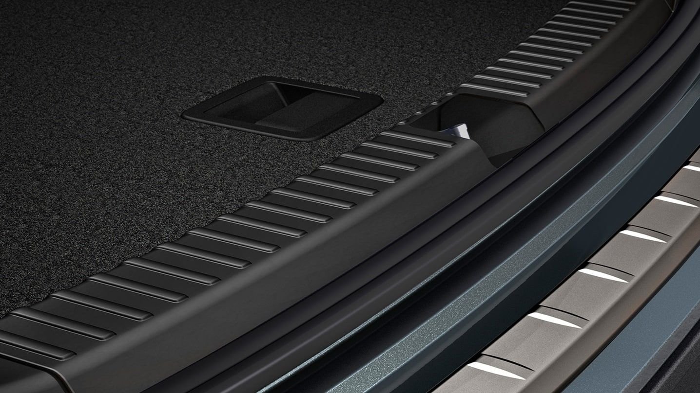 Detailansicht des Laderaumschutzes des SEAT Ateca.
