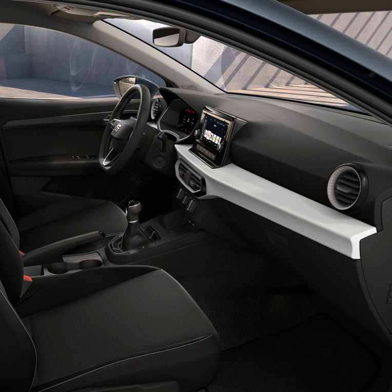 Interiorausschnitt von einem SEAT Ibiza.