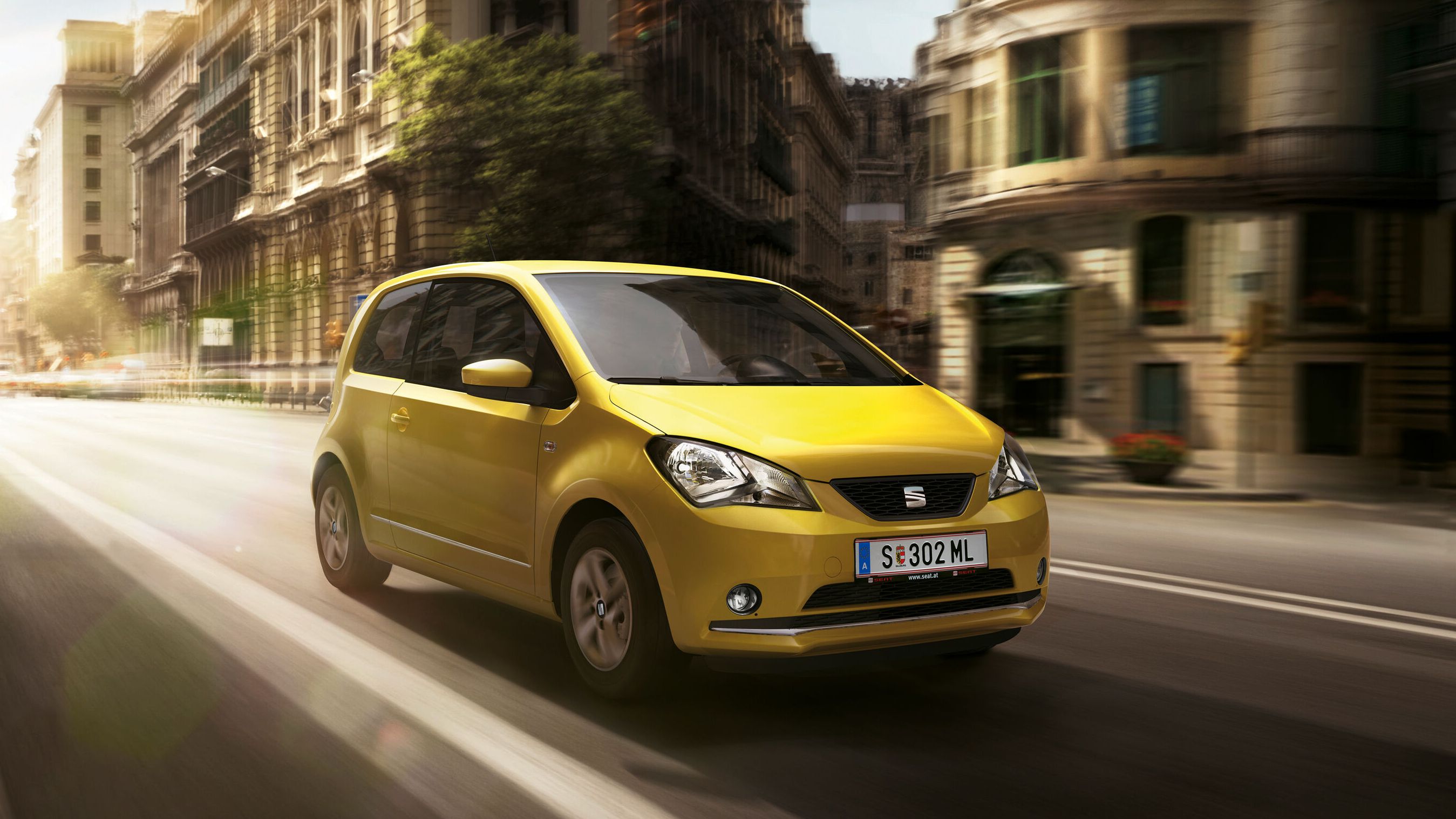 Seat Mii in gelb