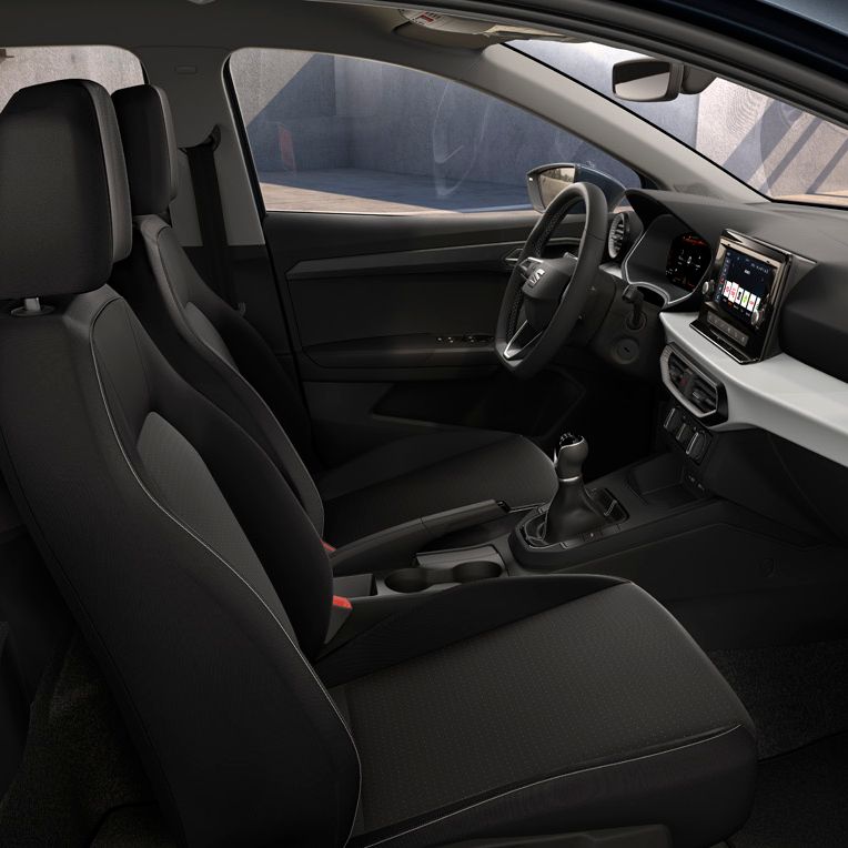 Interiorausschnitt von einem SEAT Ibiza.