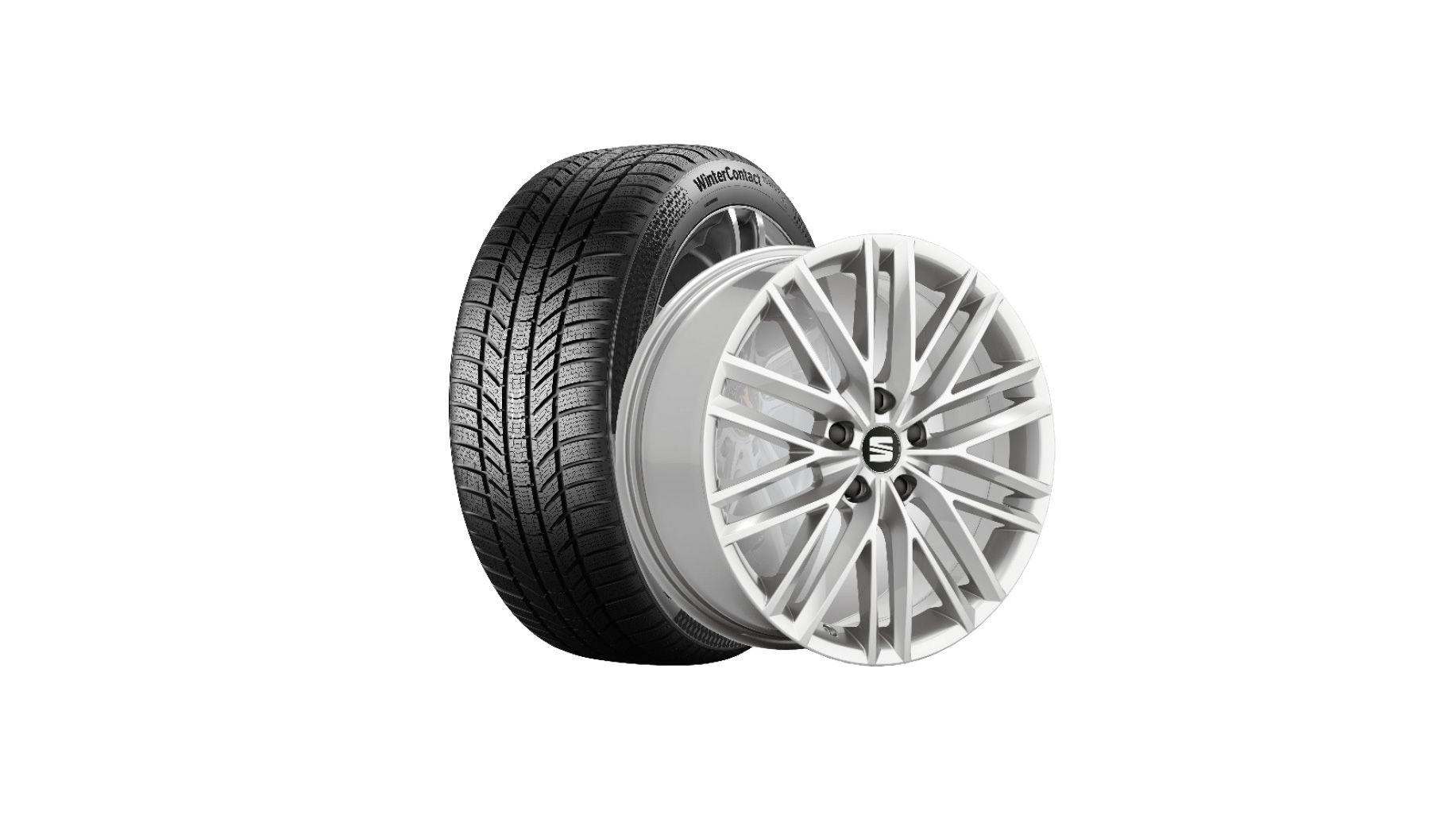 SEAT Winterkompletträder Performance 18 Zoll Silber für den SEAT Ateca.