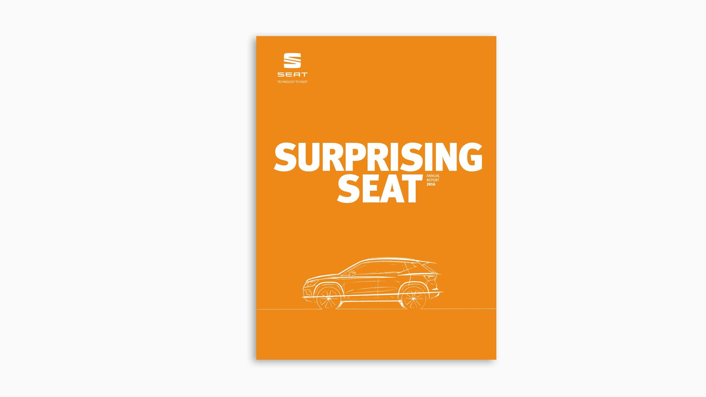 SEAT und CUPRA Jahresbericht Cover 2016.