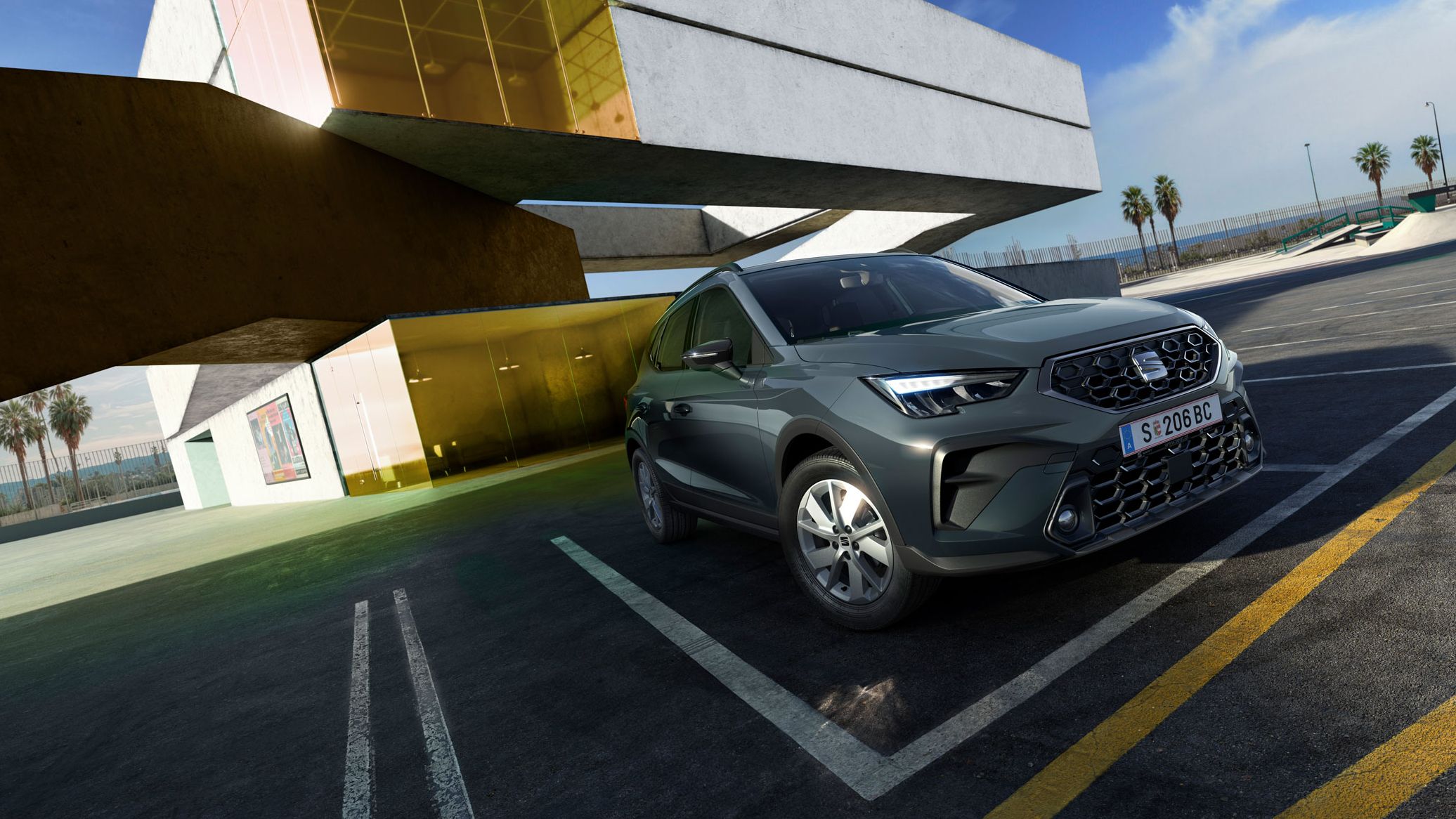 Exteriordetails des SEAT Arona 2025